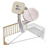 Baby Crib Nonslip Anchoring Adjustable Straps for Bed Rails Premium Nylon Accessories Easy to Use Nylon Crib Strap