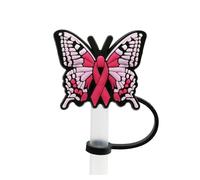 Baby Cup Colorful Design Straw Cover for StanleCup Silicone Bow Straw Covers Cap Protector Topper Reusable Drinking Tips Lids 8. 0mm Lid Accessories StanleCup Topper