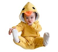 Baby Cute Jumpsuit Frog Pajamas Newborn Infant Long Sleeve Sleeper Sweatshirt Playsuit Summer Outfits Little Boys (Yellow, 3-6 Months)