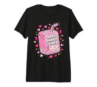 Baby Daddy Tears Funny Juice Box Sassy Single Mom Premium T-Shirt