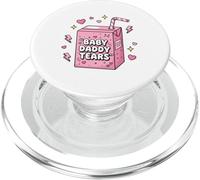 Baby Daddy Tears Funny Pink Juice Box PopSockets PopGrip for MagSafe