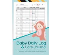 Baby Daily Log & Care Journal: Track Newborn Feeding, Sleep, Diapers, Breastfeeding, Pumping, and More - Daily Routine Planner for New Moms & Dads