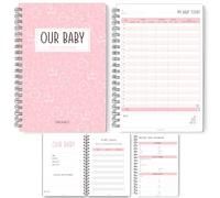 Baby Daily Logbook | Track Sleep, Feeds, Diapers, & More | Simple, Easy Routine Builder for New Parents | A5 (Pink)