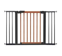 Baby Dan Avantgarde Black: TÜV/GS Tested Safety Gate Door and Stair 71,3 117,1 Cherry cm - Made in Denmark
