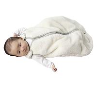 baby deedee Sleep Nest Teddy Baby Sleeping Bag, Ivory, Small (0-6 Months)