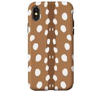 Baby Deer Fawn Spots Brown White Spotted Animal Pattern Case for iPhone X/XS