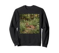 Baby Deer Forest Wildlife Woodland Nature Scene Sweatshirt