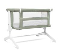 Baby Delight Beside Me Serenity Bassinet | Lightweight Bedside Sleeper & Baby Bassinet | 7-Position Height Adjustment | 100% GOTS Certified Organic Cotton Fabric | Organic Sage