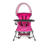 Baby Delight Go with Me Venture Portable Chair | Indoor and Outdoor | Sun Canopy | 3 Child Growth Stages | Pink