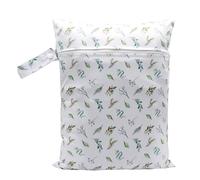 & Baby Diaper Bag Waterproof Wet Dry Nappy Storage with Handle Zippers for Busy Moms Zippers Handbag Compact & Lightweight Baby Diaper Cute Cartoon Print Wet Dry Nappy with