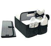 Baby Diaper Caddy and Car Organizer for Accessories: Large Portable Boy or Girl Nursery Storage Bin for Changing Table with Changing Pad: Baby Registry Shower Gift: Baby Stuff