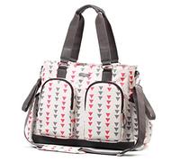 Baby Diaper Changing Bag Set Baby Nappy Bags with Changing MAT BABYONO (Diaper Bag Glam 1506/2 Pink) (Glam 02)