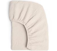 Baby Diaper Changing Pad Cover Cradle Mattress Sheets, Muslin Cotton Changing Table Cover Changing Mat Cover Sheets 32''X 16'' (Cover Only, Pad Not Included) (Beige)