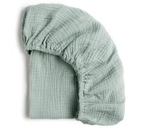 Baby Diaper Changing Pad Cover Cradle Mattress Sheets, Muslin Cotton Changing Table Cover Changing Mat Cover Sheets 32''X 16'' (Cover Only, Pad Not Included) (Light Green)