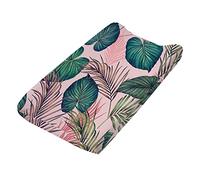 Baby Diaper Changing Pad Cover Cute Pattern Cradle Mattress Sheets Nursery Changing Mat Cover Breathable Changing Table Cover 32''X 16''（Cover Only, Pad Not Included）