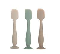 Baby Diaper Cream Spatula - Baby Diaper Rash Cream Applicator for Butt Paste Diaper Cream - Newborn Baby Essentials (gray, green, brown)