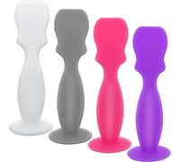 Baby Diaper Cream Spatulas, 4 Pack Baby Butt Paste Spatula Soft Silicone Mini Baby Diaper Rash Cream Brush (Small)