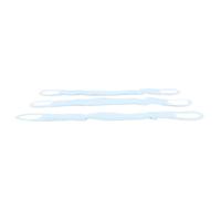 Baby Diaper Fixing Belt, 3pcs Baby Diaper Fastener Reusable Soft Adjustable for Newborn (Blue)