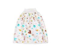 Baby Diaper Skirt Shorts, Morbuy 2 in 1 Potty Training Pants Cotton Waterproof Reusable Nappy Skirt for Babies Toddler Kids Boys Girls (Tree Fawn,M: Length 35cm)