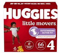 Baby Diapers Size 4, 66 Ct, Huggies Little Movers