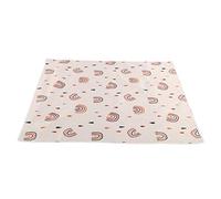 Baby Dining Chair Mat, Polyester Fiber Baby Under High Chair Waterproof Floor Mat, Floor Protector Waterproof for Baby Protection pad(110 * 110CM, SMT105-EF345)