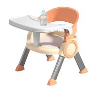 Baby Dining Chair - Non-Slip Dining Chair with Tray | Lightweight Game Stool, Multifunctional Compact Floor Seat with Music for Studying, Playing