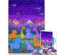 Baby Dinosaur 1000 Piece Jigsaw Puzzles for Adults,Challenging Family Activity Games DIY Toy for Home Wall Decor Gifts (38x26cm)