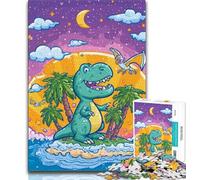 Baby Dinosaur Jigsaws Puzzles 1000 Pieces for Teenagers Gifts,Educational Games Home Decoration Deal As Gifts for The Whole Family (38x26cm)