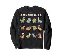 Baby Dinosaurs for Kids Learning Chart Cute Dinosaur Names Sweatshirt