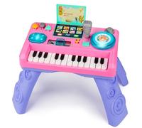 Baby DJ Table for Toddlers 1-3, Baby Musical Piano Toys 6-9-12-18 Months Toddler Activity Learning DJ Mixing Table with Music & Light, Educational Baby Toys for 1 Year Old Boy Girl Birthday Gift