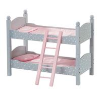Baby Doll Bed Wooden Bunk Bed Doll Furniture TD-0095AG by Teamson Kids