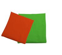 Baby Doll Bedding Solid 2 Piece Cradle Sheet Set, Orange/Apple