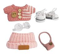Baby Doll Clothes,Doll Accessories and Outfit Kit - Handmade Outfit with Shoes Goggles Necklace for Toddler Kids Collectors Holiday Boys Girls Birthday Christmas