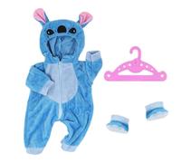 Baby Doll Clothes for 14-18 Inch Baby Doll 35-45 cm Baby Doll, Baby Doll Accessories Clothes with Hhanger and Shoes, Baby Doll Clothes, Gift for Kids Friends Girls Birthday, Blue