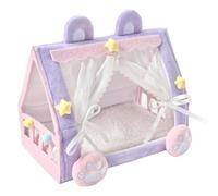 Baby Doll Crib - Adorable Miniature Tent House Design with Soft Bedding for Pretend Play, Toy Doll Bed for Girls and, Perfect Nursery Setup in Home, Living Room, and Kids Playroom