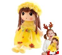 Baby Doll for Girls, Plush Doll, Cosy Handmade Cuddly Figure, Sleeping Companion for Birthday, Christmas, Travel, Sofa, Decoration, Bedroom, Children's Room, Home, Christmas, Birthday Gift
