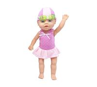 Baby Doll for the Pool - Bath Time Baby Doll - Battery Operated Bath Figure with Swimming Function for Bathroom Swimming Pool Home as a Birthday Gift for Girls