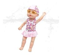 Baby Doll for the Pool - Electric Swimming Doll, Battery Operated Bath Figure Floating Toy for Pool Bathroom Children's Room Travel Indoor Outdoor Birthday Gift Girls