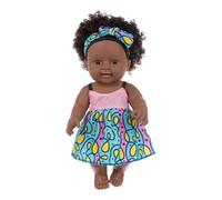 Baby Doll Lifelike Soft Toy with Curly Hair Ideal for Kids Play At Home, Kids Interactive Play Set for Small Children, Toddlers, and Young (Genericbmwrutqyo1-201216TT01-2)