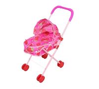 Baby Doll Stroller - Realistic Stroller with Canopy - Folding Pushchair Toy | for Home Travel Party Birthday School Outdoor Kids Boys Girls