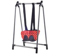 Baby Doll Swing, Lightweight Doll Swing with Foldable Metal Stand, Cute Baby Doll Swing Toy, Baby Doll Furniture, Baby Doll Accessories