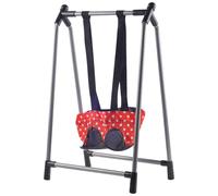 Baby Doll Swing, Lightweight Doll Swing with Foldable Metal Stand, Cute Baby Doll Swing Toy, Baby Doll Furniture, Baby Doll Accessories for Boys & Girls Gifts.