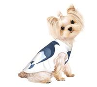 Baby Dolphin Print Dog Sleeveless Vest Stretchy Breathable Pet T Shirt Apparel for Dogs Cats