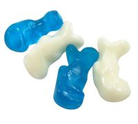 Baby Dolphins Fishes Pick N MIx Sweets Fruit Flavour Gummy Dolphin Jelly Sweet Candy - 250g 500g 3kg Bag (1kg)