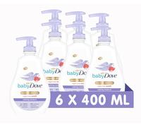 Baby Dove Calming Moisture Head to Toe Wash - Gentle Chamomile Baby Wash for Sensitive Skin, Relaxes & Soothes Before Bed- 6 x 400ml