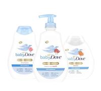 Baby Dove Rich Moisture Set, Wash 400 ml, Shampoo 400 ml, Lotion 200 ml | Tear-free formula, gentle cleansing and nourishing care, suitable for sensitive skin
