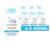 Baby Dove Rich Moisture Shampoo, 400 ml, 6-Pack | Tear-free shampoo, mild fragrance, gentle care for newborns and sensitive or dry scalp