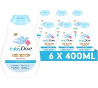 Baby Dove Rich Moisture Shampoo - Soothing & Gentle for Babies 400ml, Pack of 6