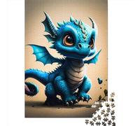 Baby Dragon 2 Puzzles for Woodenboard Puzzles Great Gift for Adults 1000pcs (75x50cm)