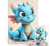 Baby Dragon Cutejigsaw 1000 pieces for adults Challenging To Complete But Fun And Humorous Parent-child interaction 38x26cm